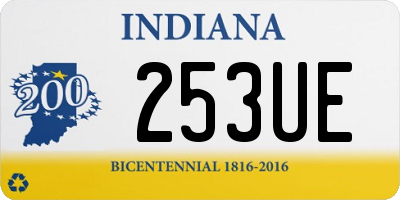 IN license plate 253UE