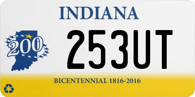 IN license plate 253UT