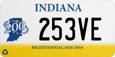 IN license plate 253VE