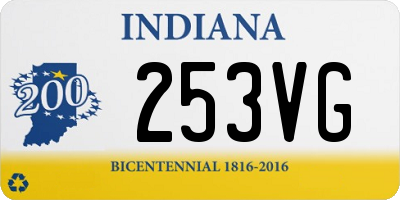 IN license plate 253VG