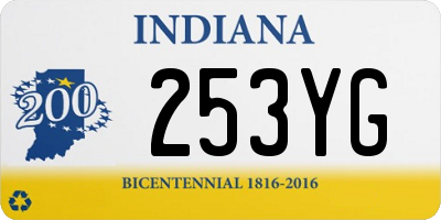 IN license plate 253YG