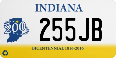 IN license plate 255JB