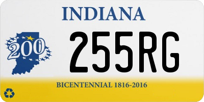 IN license plate 255RG