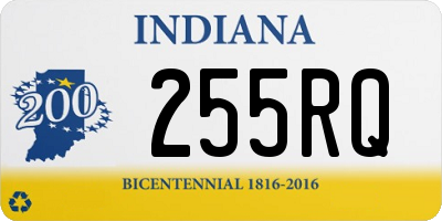 IN license plate 255RQ