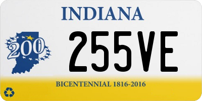 IN license plate 255VE