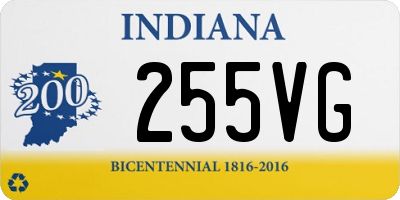 IN license plate 255VG