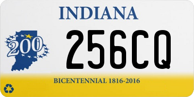 IN license plate 256CQ