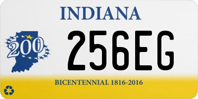 IN license plate 256EG