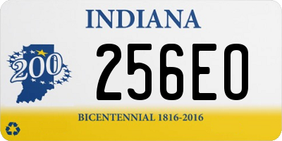 IN license plate 256EO