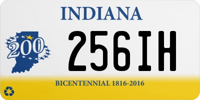 IN license plate 256IH