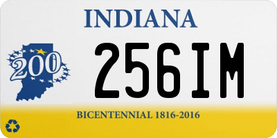 IN license plate 256IM