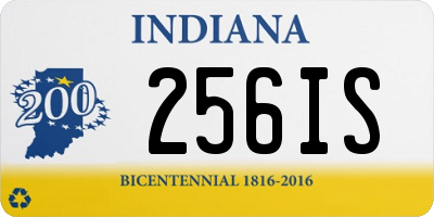 IN license plate 256IS