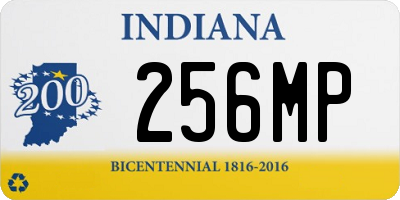 IN license plate 256MP