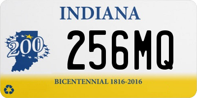 IN license plate 256MQ