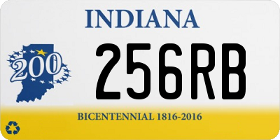 IN license plate 256RB