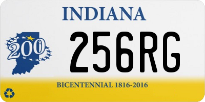 IN license plate 256RG