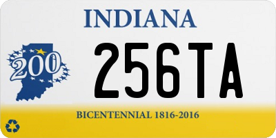 IN license plate 256TA