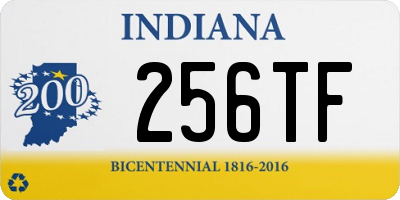 IN license plate 256TF