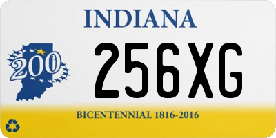 IN license plate 256XG