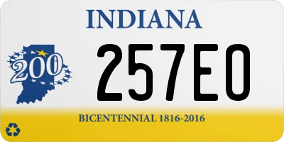 IN license plate 257EO