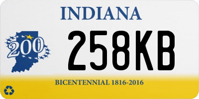 IN license plate 258KB