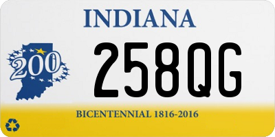 IN license plate 258QG