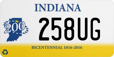 IN license plate 258UG