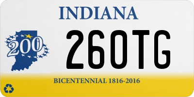 IN license plate 260TG