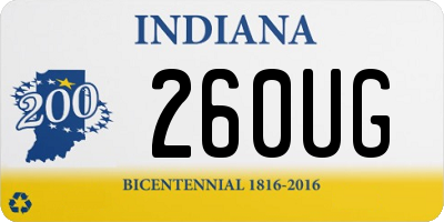 IN license plate 260UG