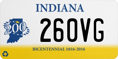 IN license plate 260VG