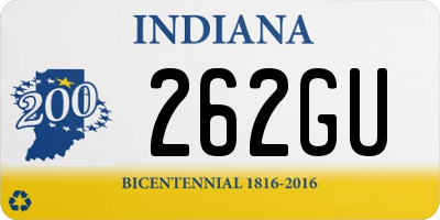 IN license plate 262GU