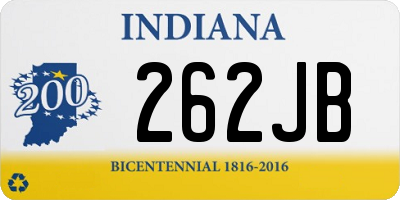 IN license plate 262JB