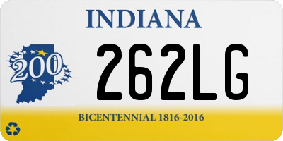 IN license plate 262LG