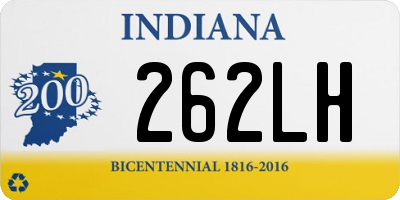 IN license plate 262LH