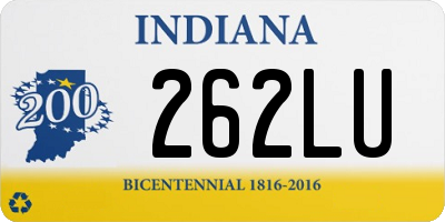 IN license plate 262LU