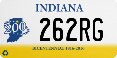 IN license plate 262RG