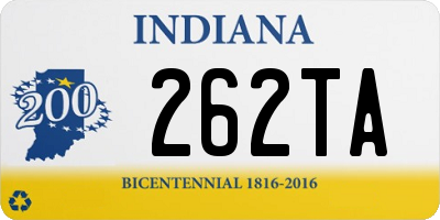 IN license plate 262TA