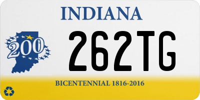 IN license plate 262TG