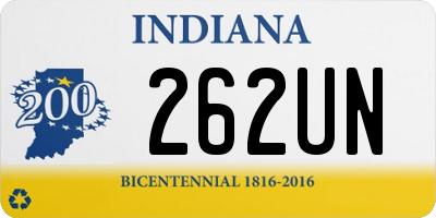 IN license plate 262UN