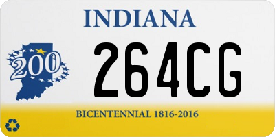 IN license plate 264CG