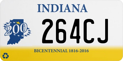 IN license plate 264CJ