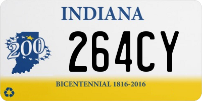 IN license plate 264CY