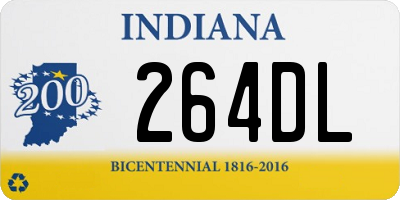 IN license plate 264DL