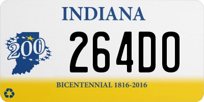 IN license plate 264DO