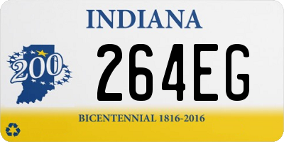 IN license plate 264EG