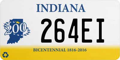 IN license plate 264EI