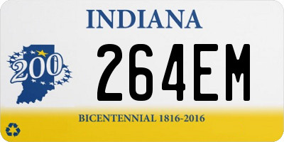 IN license plate 264EM