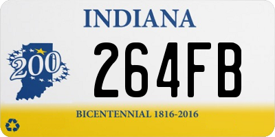 IN license plate 264FB