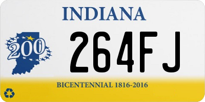 IN license plate 264FJ