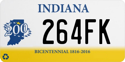 IN license plate 264FK